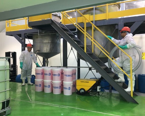 Austral inaugurated its new disinfectants plant